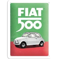Tablice i flipcharty - Szyld 15x20 cm Fiat 500 Ital - miniaturka - grafika 1