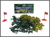 Figurki dla dzieci - Hipo Żołnierze 100 szt w worku - miniaturka - grafika 1