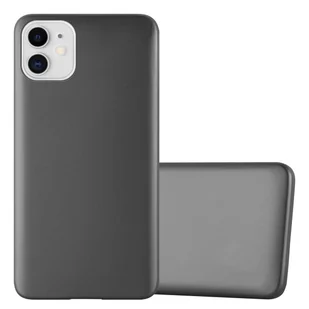 Pokrowiec Do Apple iPhone 11 w METALLIC SZARY Etui TPU Silikon Obudowa Ochronny Case Cover Cadorabo - Etui i futerały do telefonów - miniaturka - grafika 1