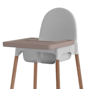 Mata silikonowa pełna na krzesełko IKEA Antilop - PINK, BabySteps - Krzesełka do karmienia - miniaturka - grafika 1