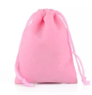 Woreczek Materiałowy Na Kości Monety Sakiewka Worek - Kolor:Jasnoróżowy#Wymiary:12 x 15 cm, RGFK - Gry planszowe - miniaturka - grafika 1