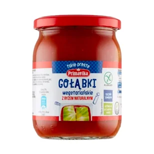 Primavika Gołąbki Wegetariańskie z Ryżem Naturalnym 480g - Produkty wegańskie i wegetariańskie - miniaturka - grafika 2