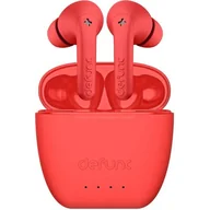 Słuchawki - Bezprzewodowe Słuchawki Douszne Defunc True Audio 30 Godzin Pracy Na Baterii, Czerwone - miniaturka - grafika 1