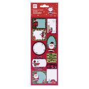 Etykiety samoprzylepne i bloki etykiet - Apli Kids Etykiety świąteczne - różowe święta - miniaturka - grafika 1