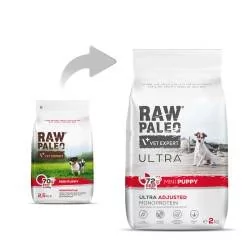 Vetexpert Raw Paleo Ultra Beef Puppy Mini 2 kg - Sucha karma dla psów - miniaturka - grafika 2