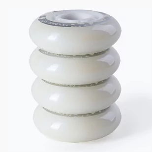 Kółka do rolek Rollerblade Moonbeams Led Wheels 72 mm/82A 4 szt. white - Akcesoria do skatingu - miniaturka - grafika 1