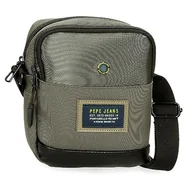 Paski - Pepe Jeans Leighton Bagaż- Torba kurierska Mężczyzna, Zielony, Talla única, Mały pasek na ramię - miniaturka - grafika 1