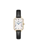 Zegarki męskie - Daniel Wellington Zegarek Quadro Roman Numerals Sheffield DW00100692 Czarny - miniaturka - grafika 1