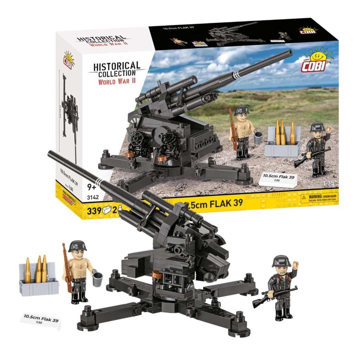 Historical Collection Wwii 10,5 Cm Flak 39 339 Kl., Cobi-3142