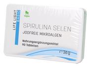 Witaminy i minerały - Life Light SPIRULINA SELEN 90 TABLETEK MIKROALGI BEZ JODU 570 LLF - miniaturka - grafika 1