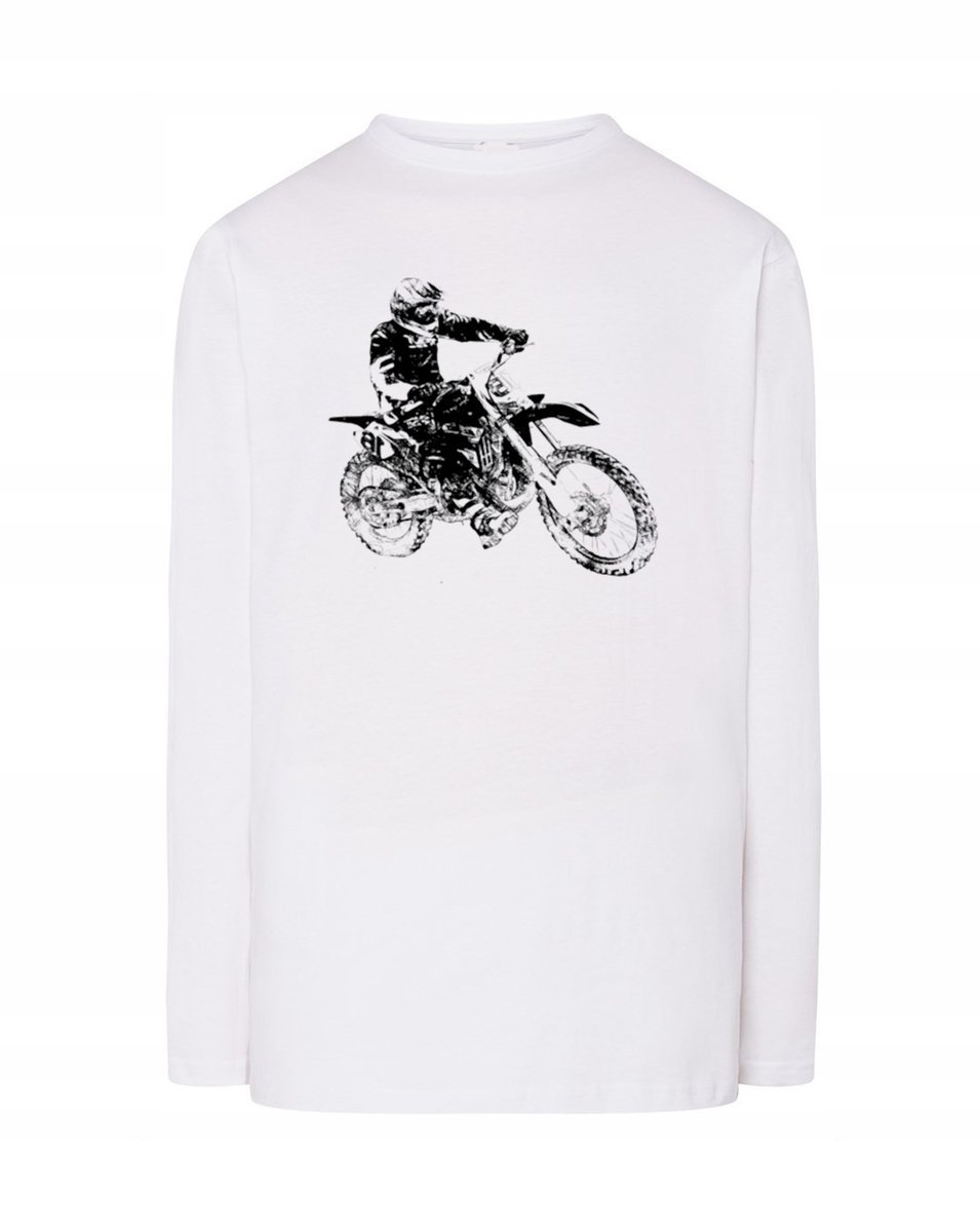 Longsleeve męski nadruk Motor MOTOCROSS r.M