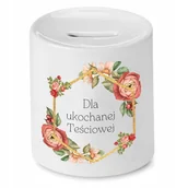 Skarbonki - SKARBONKA DLA TEŚCIOWEJ UKOCHANEJ TEŚCIOWEJ z Nadrukiem ze Zdjęciem - miniaturka - grafika 1