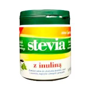 Zielony Listek Słodzik stevia z inuliną 140g - - Zdrowa żywność - miniaturka - grafika 1
