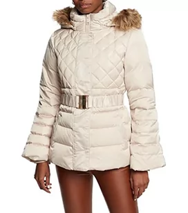 Guess Damska kurtka Laurie DOWN z prawdziwego puchu, pikowana kurtka, Pearl Oyster Multi, XL, Pearl Oyster Multi - Kurtki damskie - miniaturka - grafika 1