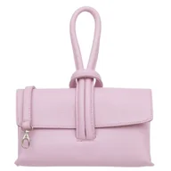 Torebki damskie - Torebka Damska Skórzana Vera Pelle Nodo Różowa - miniaturka - grafika 1