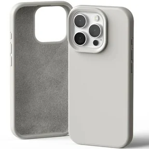 Etui MERCURY Silicone do Apple iPhone 16 Pro Szary - Etui i futerały do telefonów - miniaturka - grafika 1