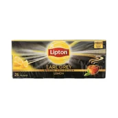 Herbata - Lipton Earl Grey Lemon herbata czarna Cytryna 25 - miniaturka - grafika 1