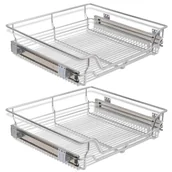 Kosze biurowe - Elior Zestaw 2 Wysuwanych Koszy Typu Cargo T6-H22 - miniaturka - grafika 1