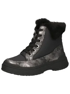 Caprice Damskie ciepłe buty 9-26200-43, modne kozaki, Black Comb, 37,5 EU - Kozaki damskie - miniaturka - grafika 1