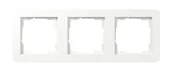 Klawisze i ramki - Gira Ramka potrójna E1 - biały mat - miniaturka - grafika 1