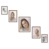 Ramki na zdjęcia - Zestaw Ramek Left Na Klatkę Schodową Galeria Ramek Na 5 Zdjęć - miniaturka - grafika 1