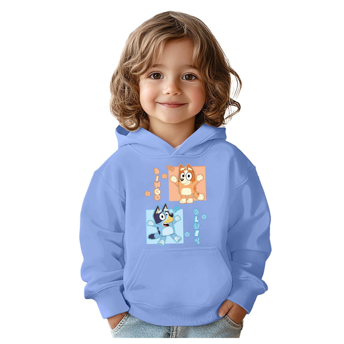 BLUZA DZIECIĘCA BLUEY BLUE 122-128 CHŁOPIĘCA DZIEWCZĘCA PREZENT