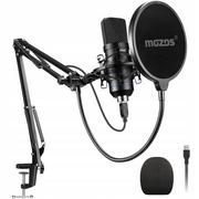 Inne akcesoria audio-wideo - Mozos Mikrofon Mozos ZESTAW 192KHZ/24BIT USB POP FILTR STATYW MKIT-700PRO - miniaturka - grafika 1