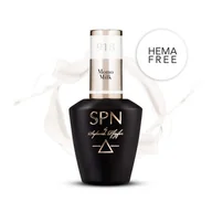Lakiery hybrydowe - Lakier Hybrydowy Mleczna Baza 2w1 Biały Biel 918 Mono Milk 8 ml Spn Nails - miniaturka - grafika 1