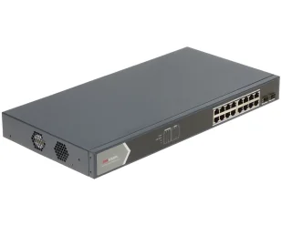 Switch PoE DS-3E0518P-E 16-PORTOWY Hikvision - Akcesoria do monitoringu - miniaturka - grafika 1