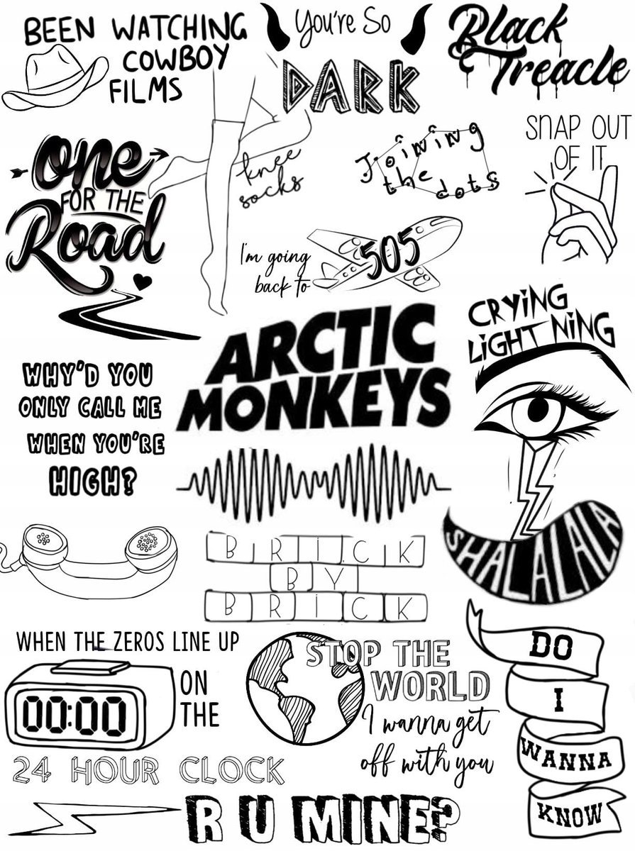 PODKŁADKA POD MYSZ Nadruk 22x18 cm Arctic Monkeys Zespół Hard Rock Prezent