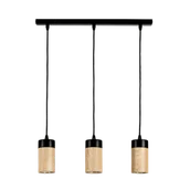 Lampy sufitowe - Britop Loftowa LAMPA wisząca ANNICK 1419304 drewniana OPRAWA tuby zwis - miniaturka - grafika 1