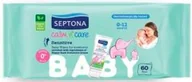 Chusteczki nawilżane - Septona Nawilżane chusteczki dla niemowląt od 1. dnia życia 60 szt. - miniaturka - grafika 1