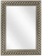 Lustra - Srebrne lustro w rzeźbionej ramie C8-H91 - miniaturka - grafika 1