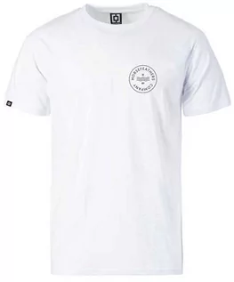 Koszulki dla chłopców - Horsefeathers STAMP white koszulka męska - XL - grafika 1