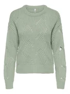 Swetry damskie - ONLY Sweter w kolorze miętowym - miniaturka - grafika 1