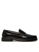 Mokasyny męskie - Tommy Hilfiger Mokasyny FM0FM05362 Czarny - miniaturka - grafika 1