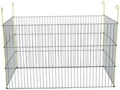 Miski dla psów - ZOLUX Zolux zagroda metalowa dla gryzoni prostokątna szara 275006 - miniaturka - grafika 1