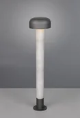 Lampy ogrodowe - Fraser H84,5 stojąca ogrodowa 1xE27 szara/beton 462560178 - miniaturka - grafika 1