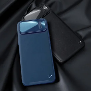 Nillkin CamShield Leather S Case etui iPhone 14 pokrowiec z osłoną na aparat zielone - Etui i futerały do telefonów - miniaturka - grafika 13