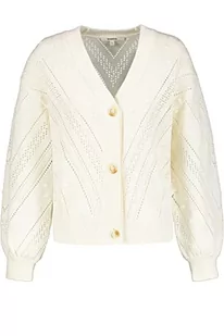 Garcia Damski kardigan z dzianiny, złamana biel, L, Off White, L - Swetry damskie - miniaturka - grafika 1
