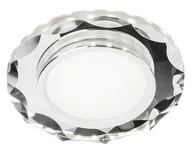 Oprawy, klosze i abażury - Candellux Lighting oczko szklane LED SSP-25 CH/TR+WH 2263939 do wpuszczenia w sufit przezroczyste dekoracyjne 2263939 - miniaturka - grafika 1