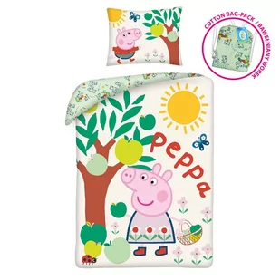 Peppa Pościel Świnka Peppa 3Y40AR 3Y40AR SAM  140x200 - Pościel dla dzieci - miniaturka - grafika 1