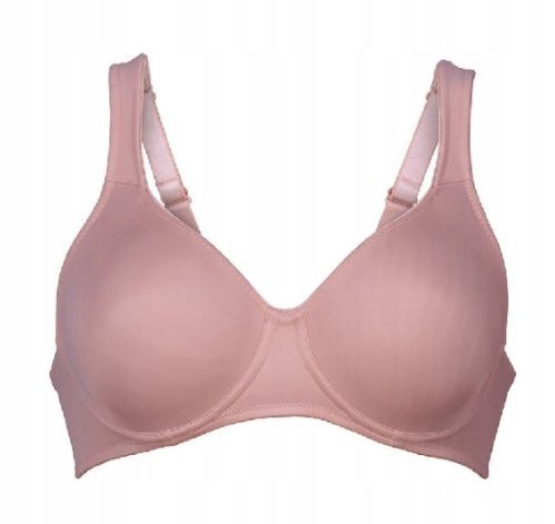 ROSA FAIA RÓŻOWY BIUSTONOSZ PLUS SIZE Z GŁADKIMI MISECZKAMI 105F JQA