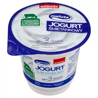 Kefiry, jogurty, maślanki - Maluta Jogurt śmietankowy naturalny 220 g - miniaturka - grafika 1