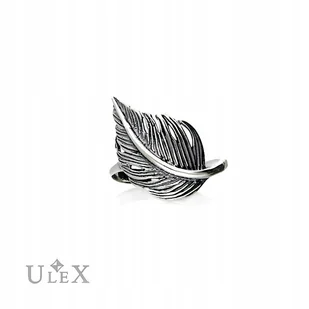 Pierścionek srebrny pr. 925 Piórko r.15 - Pierścionki - miniaturka - grafika 1