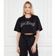 Koszulki i topy damskie - Just Cavalli T-shirt Cropped Fit - miniaturka - grafika 1