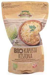 KAPUSTA KISZONA BEZGLUTENOWA BIO 980 g (550 g) (DOYPACK) - FARMA ŚWIĘTOKRZYSKA - Mieszanki warzywne, sałatki - miniaturka - grafika 1