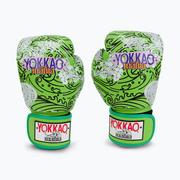 Rękawice bokserskie - Rękawice bokserskie YOKKAO Hawaiian zielone FYGL-71-20  8 oz - miniaturka - grafika 1