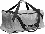 Torby sportowe - Hummel Core Sports Bag  torba sportowa, szara, melanż, S - miniaturka - grafika 1