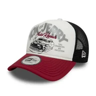 Czapki i chusty sportowe męskie - Czapka z daszkiem New Era 9FORTY Tom and Jerry White A-Frame Trucker - 60595267 - miniaturka - grafika 1